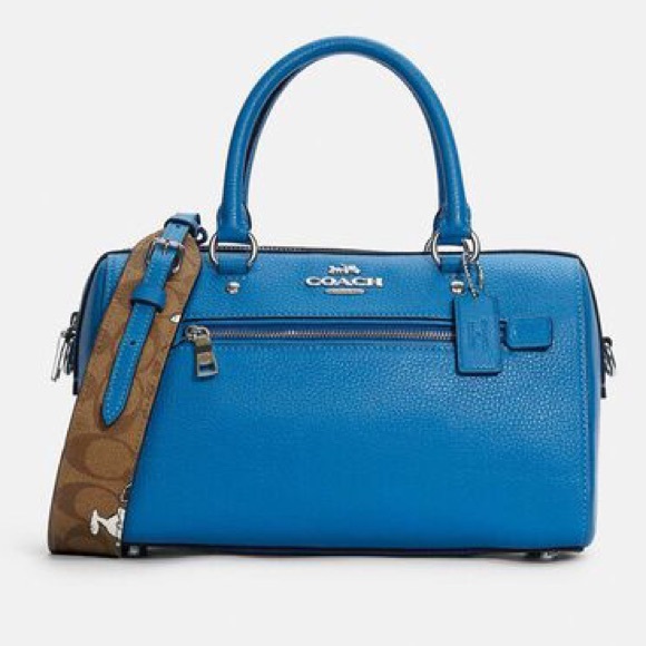 Coach Handbags - Coach Coach X Peanuts Rowan Satchel With Snoopy Print Strap